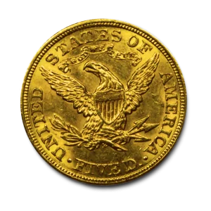 5 Dollars — revers